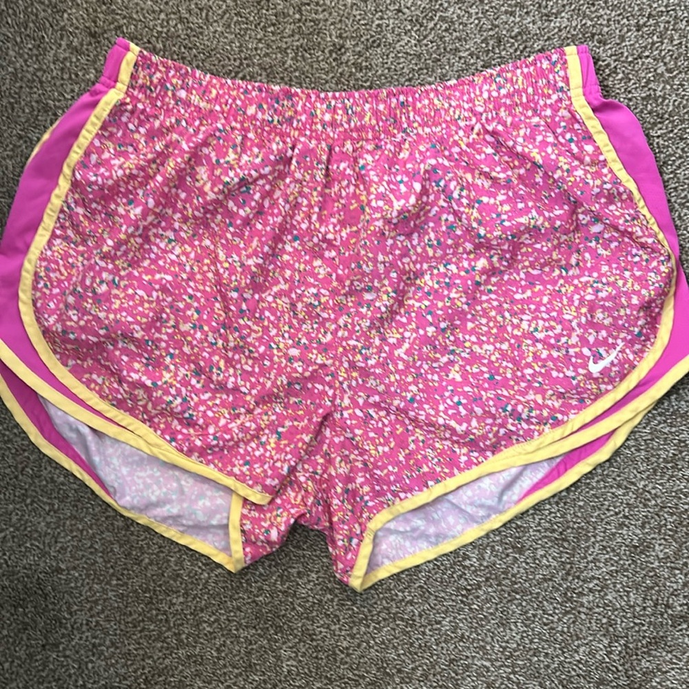Pink Nike shorts